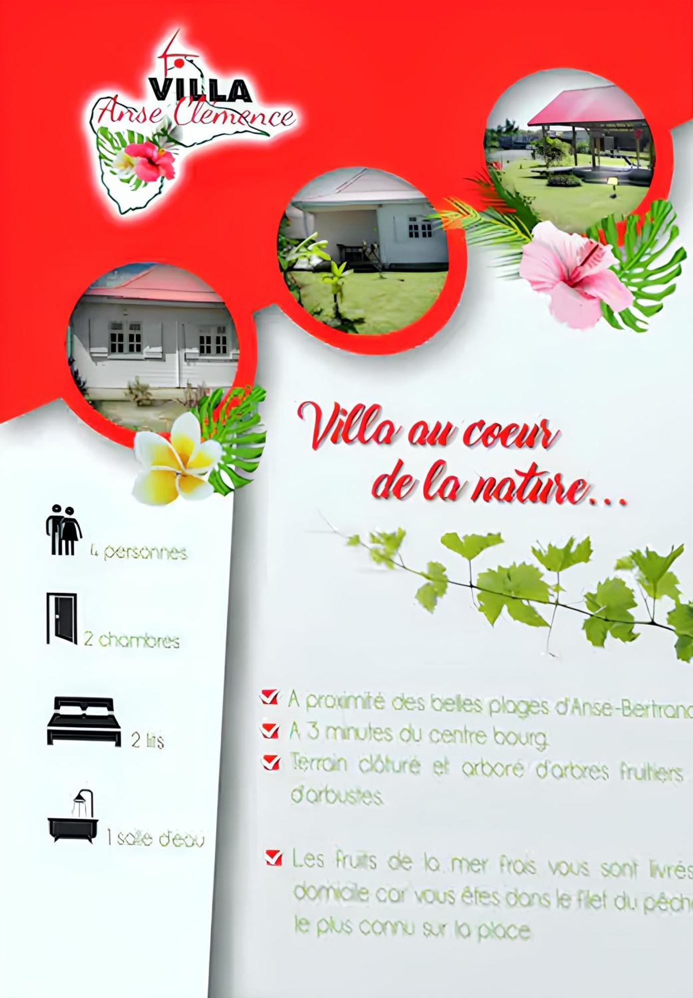 Maison Charmante A Anse-Bertrand Avec Jardin Villa Екстериор снимка